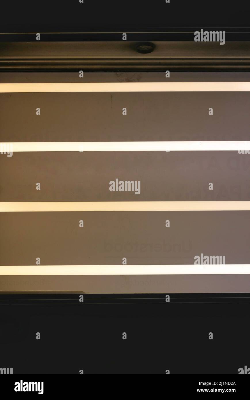 Fluorescent lights flashing a bright white light Stock Photo Alamy