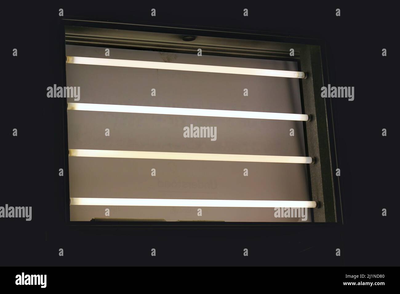 Fluorescent lights flashing a bright white light Stock Photo Alamy