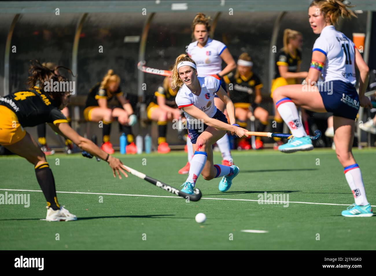 DEN BOSCH, 27032022, HC Den Bosch, Hockey Hoofdklasse Dames, Seizoen 20212022. Yibbi Jansen