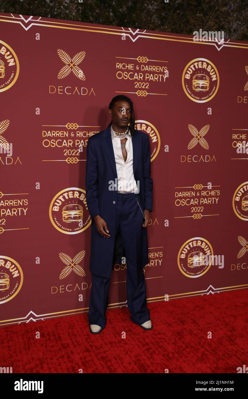 Isaiah Trusty arrives at Darren Dzienciol and Richie Akiva’s Oscar