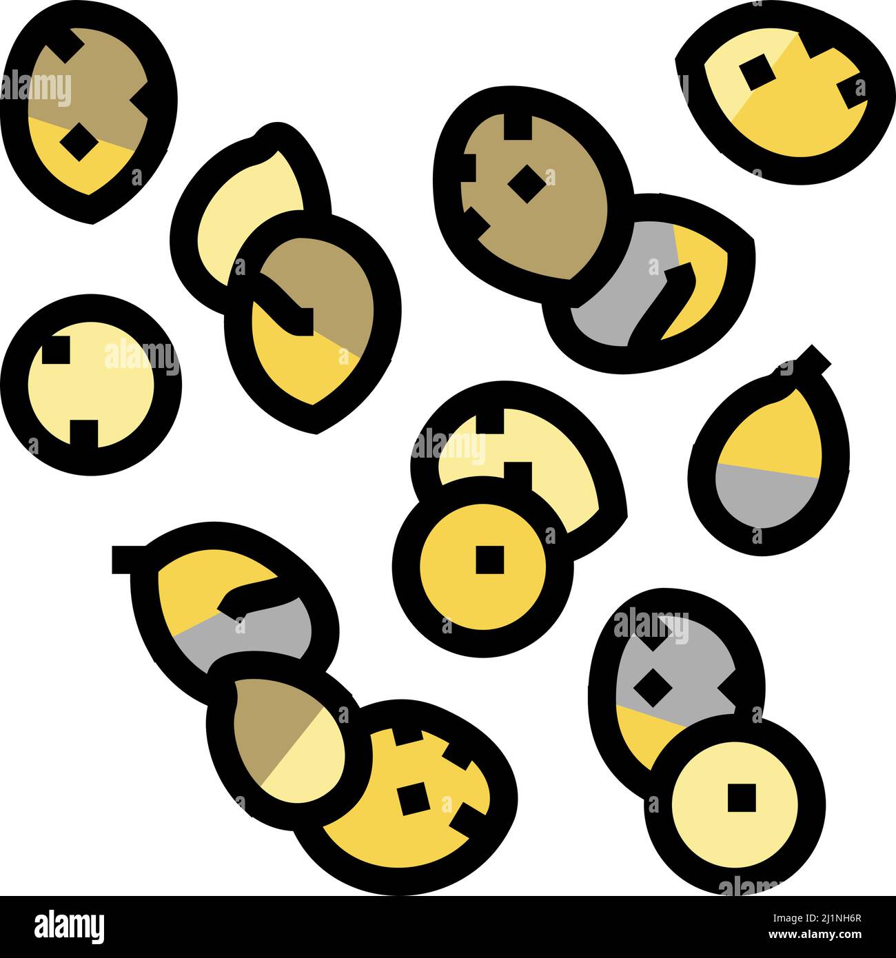 millet seed color icon vector illustration Stock Vector Image & Art - Alamy