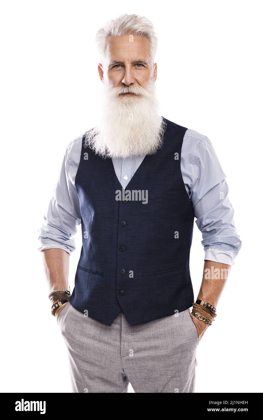 Portrait old handsome good Cut Out Stock Images & Pictures - Alamy
