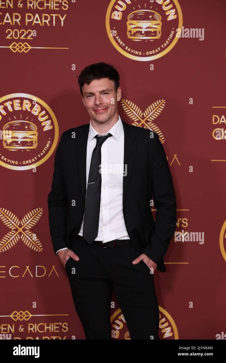 Bryan McMullin arrives at Darren Dzienciol and Richie Akiva’s Oscar