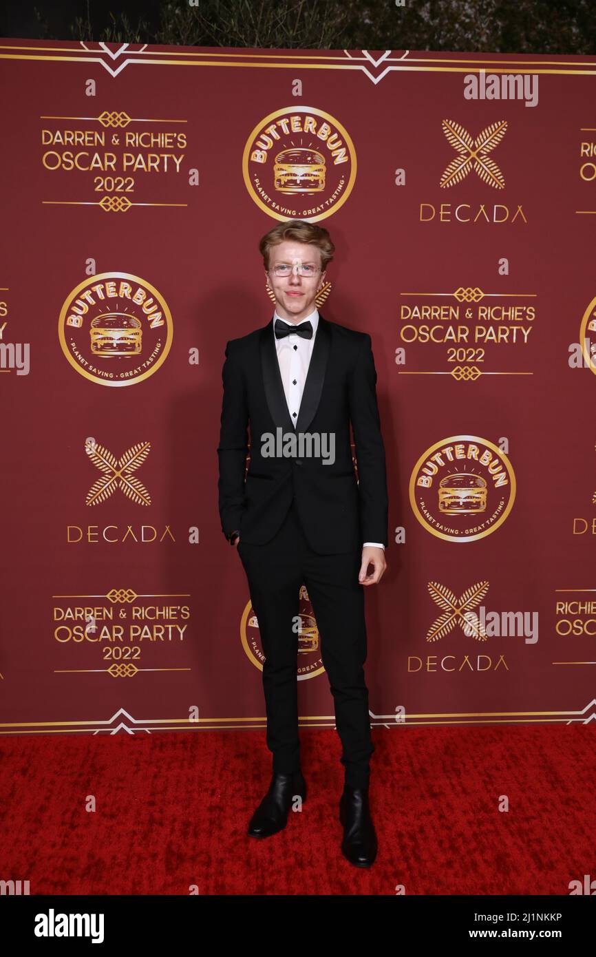 Trevor Hughes arrives at Darren Dzienciol and Richie Akiva’s Oscar