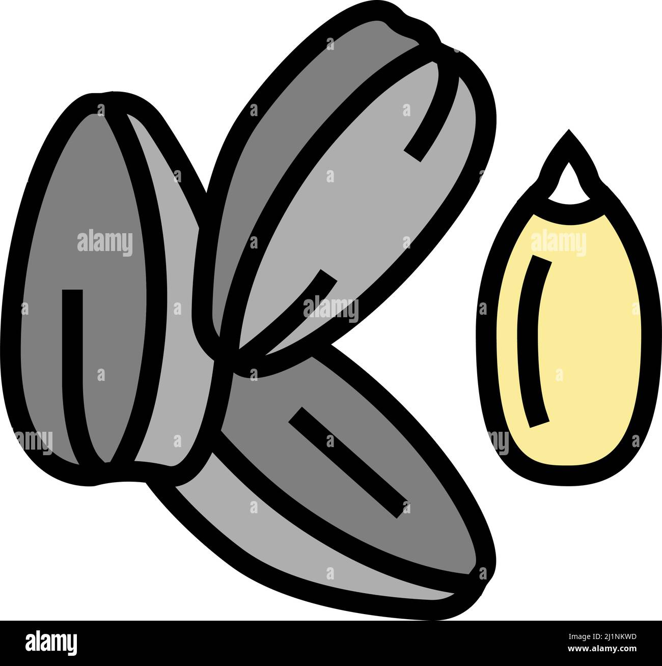 sunflower seed color icon vector illustration Stock Vector Image & Art ...