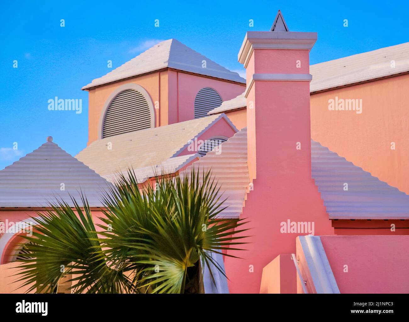 Bermuda - Traditional architecture with a modern twist Stock Photo