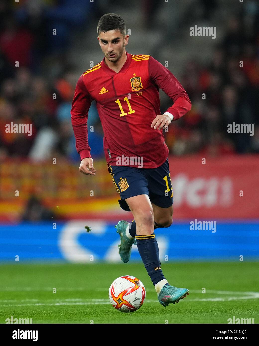 Ferran Torres of Spain during the friendly match between Spain and