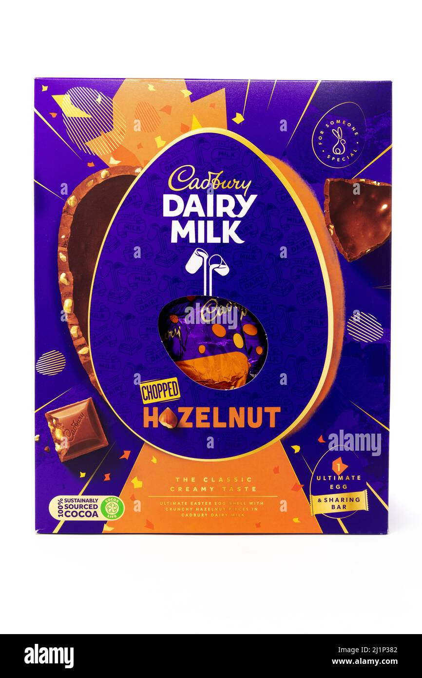 Cadbury Dairy Milk Ultimate Chopped Nut Easter Egg Stock Photo - Alamy