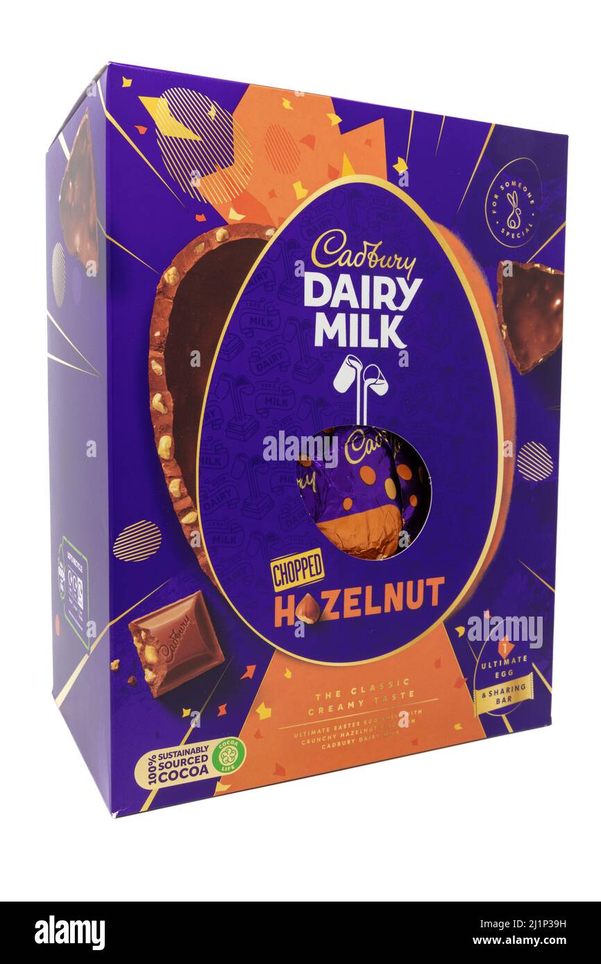 Cadbury Dairy Milk Ultimate Chopped Nut Easter Egg Stock Photo Alamy