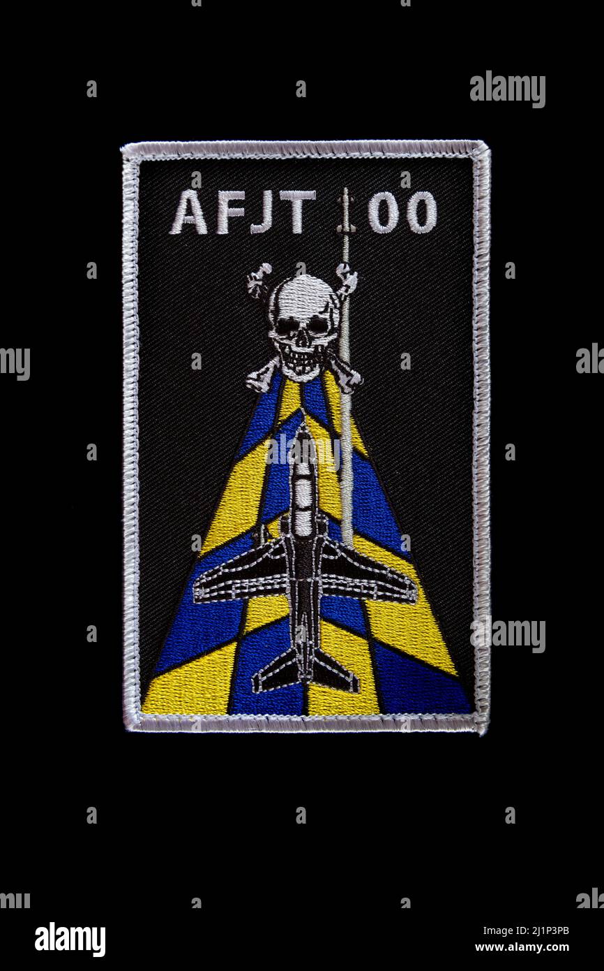 100 Sqn AFJT 100 Hawk T1 course patch Stock Photo