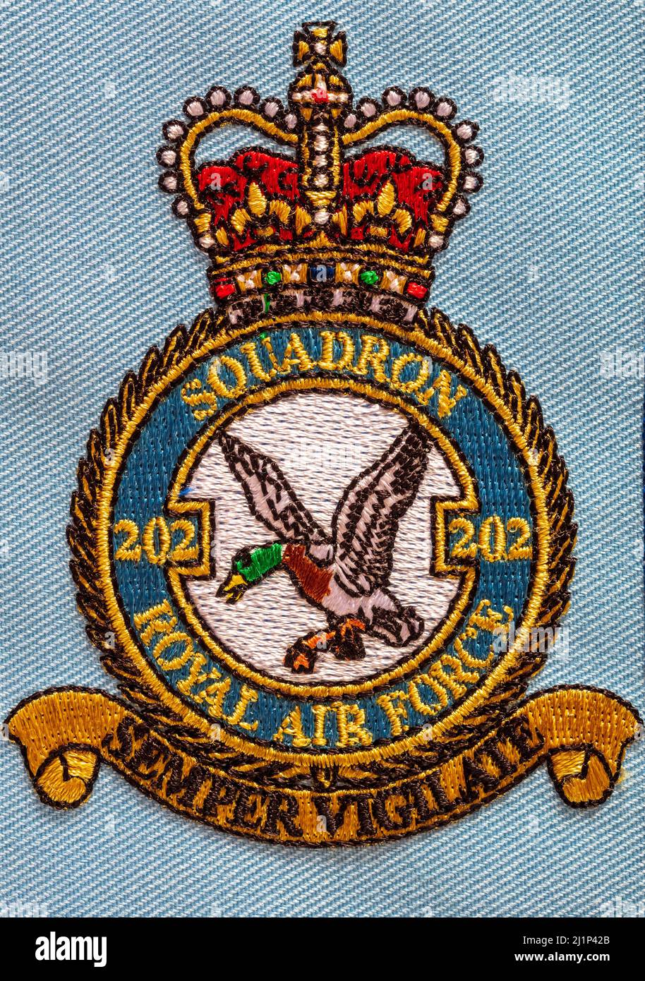 ROYAL AIR FORCE BOULMER SEARCH & RESCUE PATCH. 