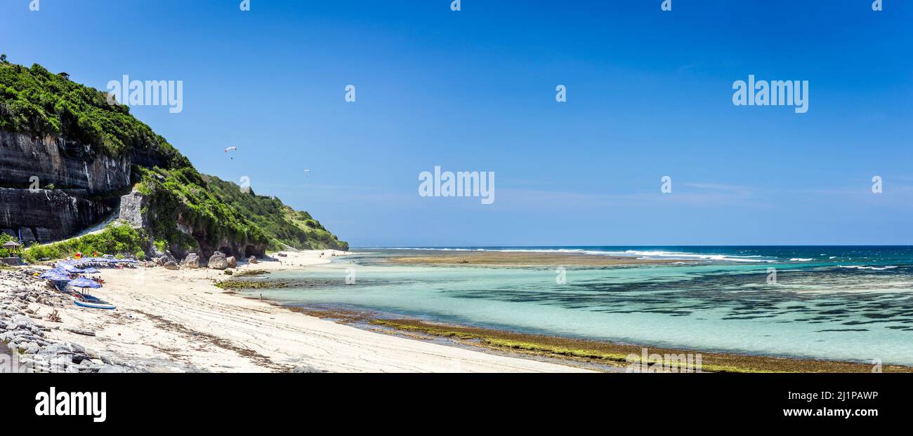 Famous Pantai Pandawa beach on Bali island, Indonesia Stock Photo