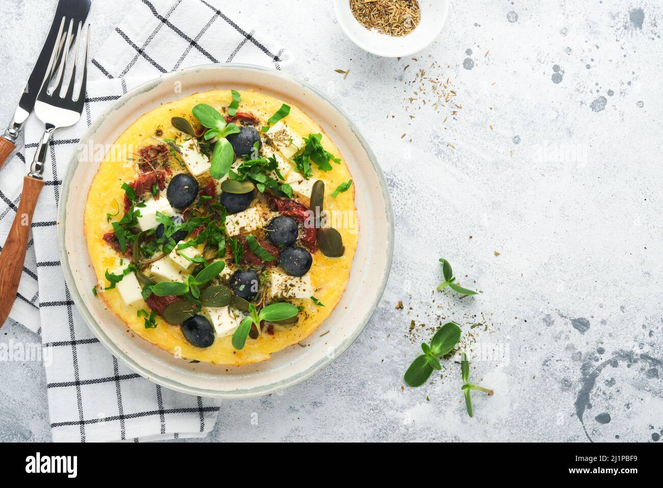 Scrambled eggs. Light, Fluffy and Buttery Scrambled Eggs with feta