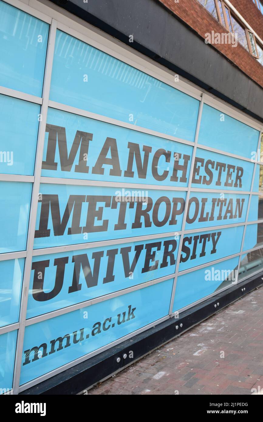 Manchester Metropolitan University Stock Photo