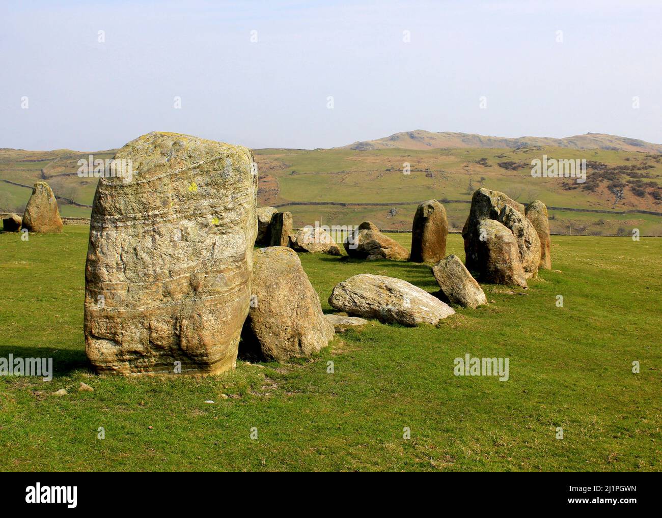 Swinside Stone Circle, Lake District Stock Photo