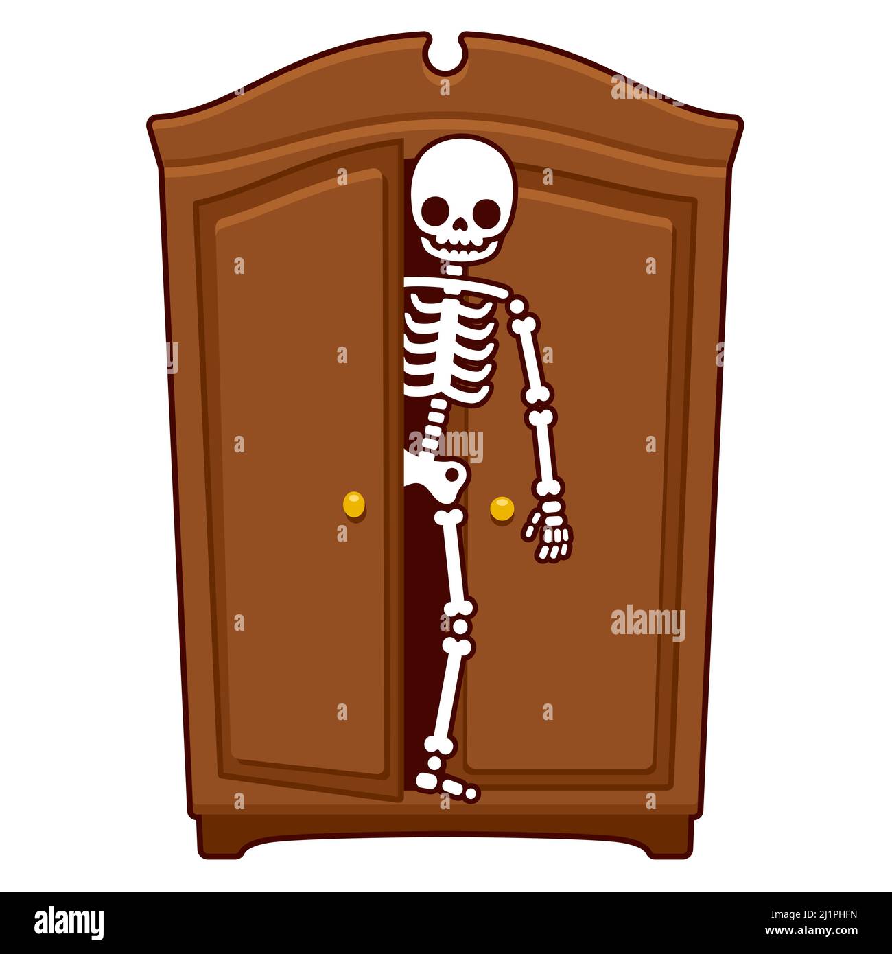 Funny skeleton cartoon hi-res stock photography and images - Alamy