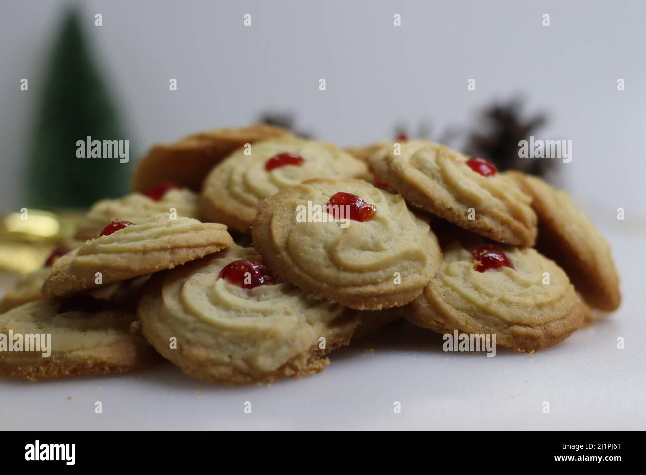 Vanilla Butter cookies. Vanilla flavored Cookies made of flour, butter