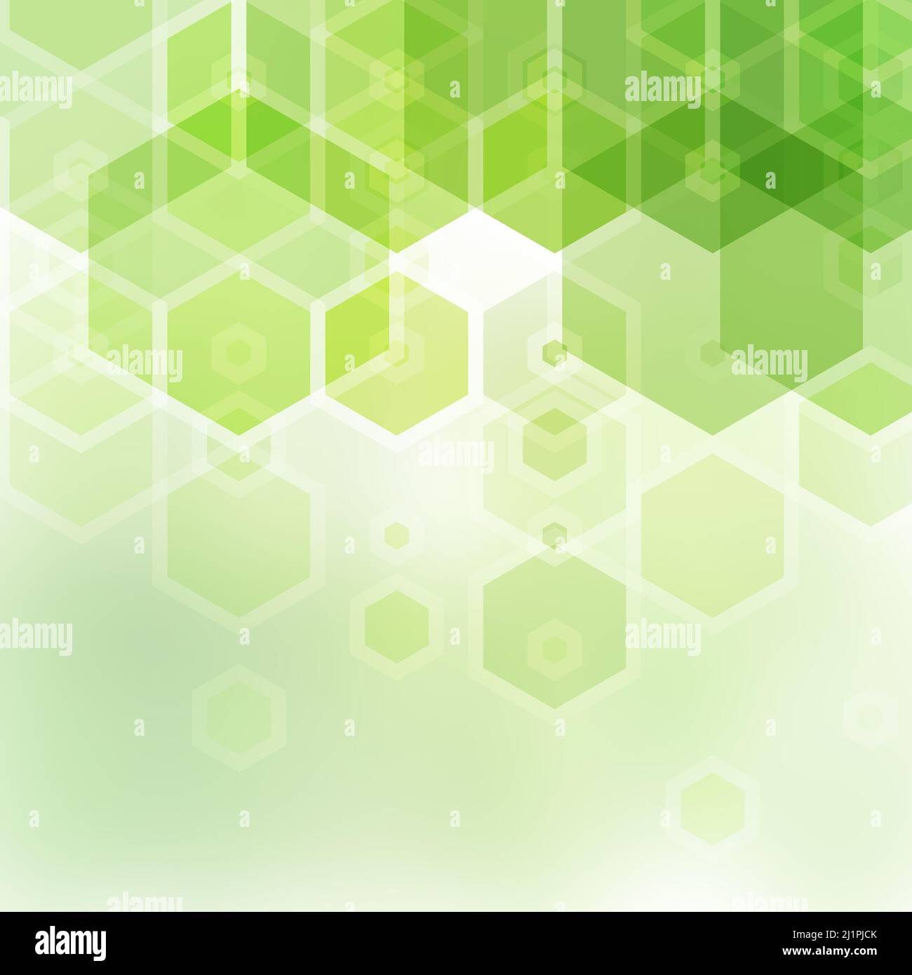 Green hexagon background. Abstract design element Stock Photo - Alamy
