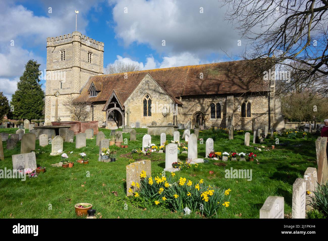 England, Oxfordshire, Warborough church Stock Photo