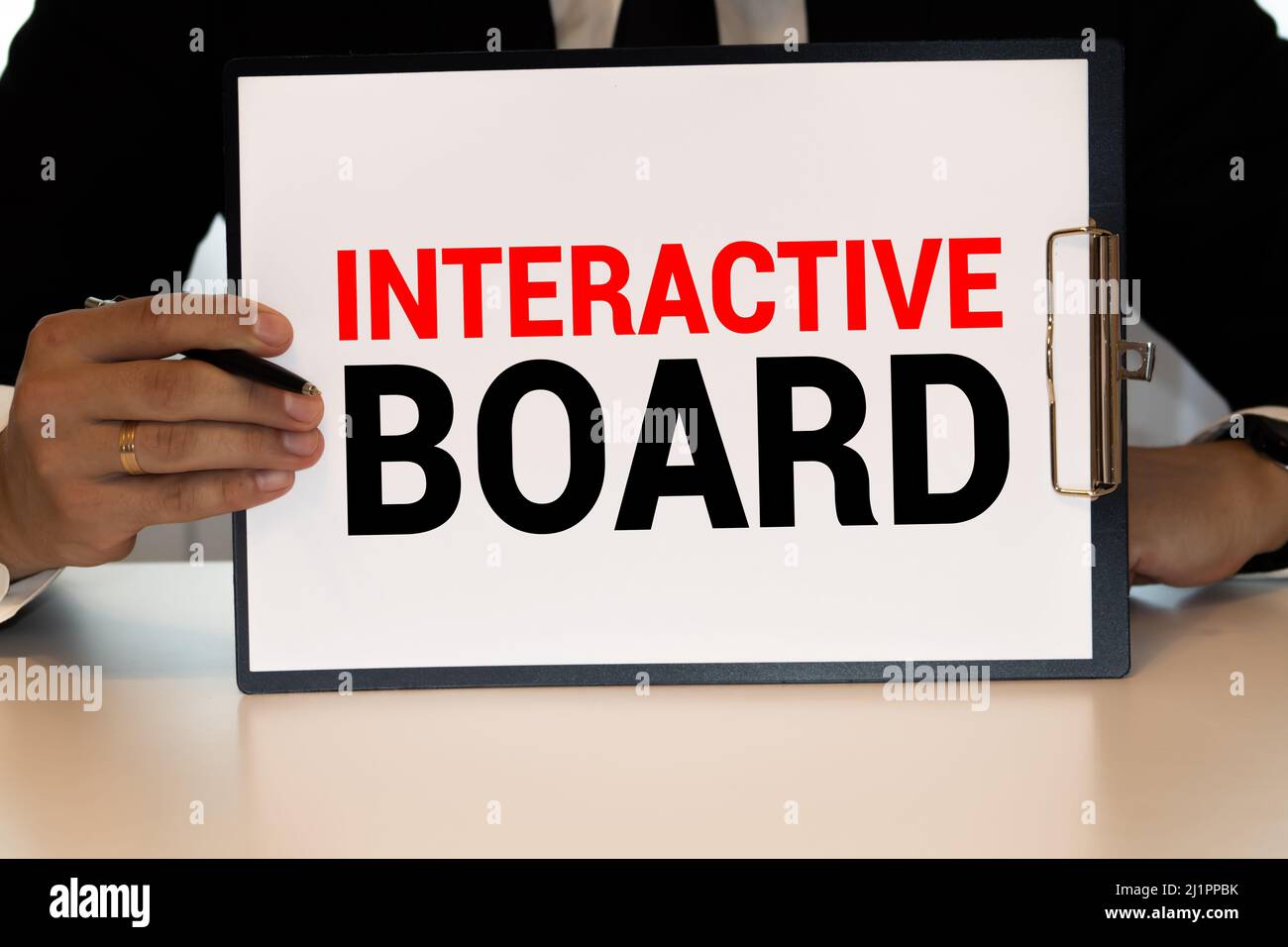 Word writing text Interactive Board. Business concept for standalone ...