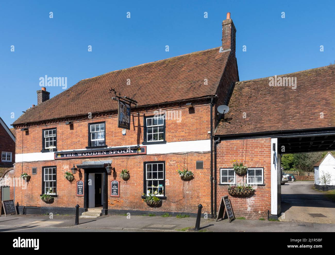 The Wooden Spoon public house, High Street, Downton, Salisbury