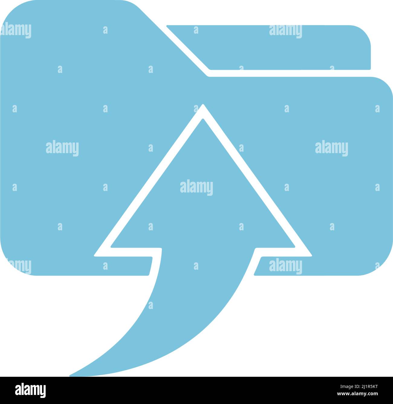 Folder icon flat design template vector illustration Stock Vector Image ...