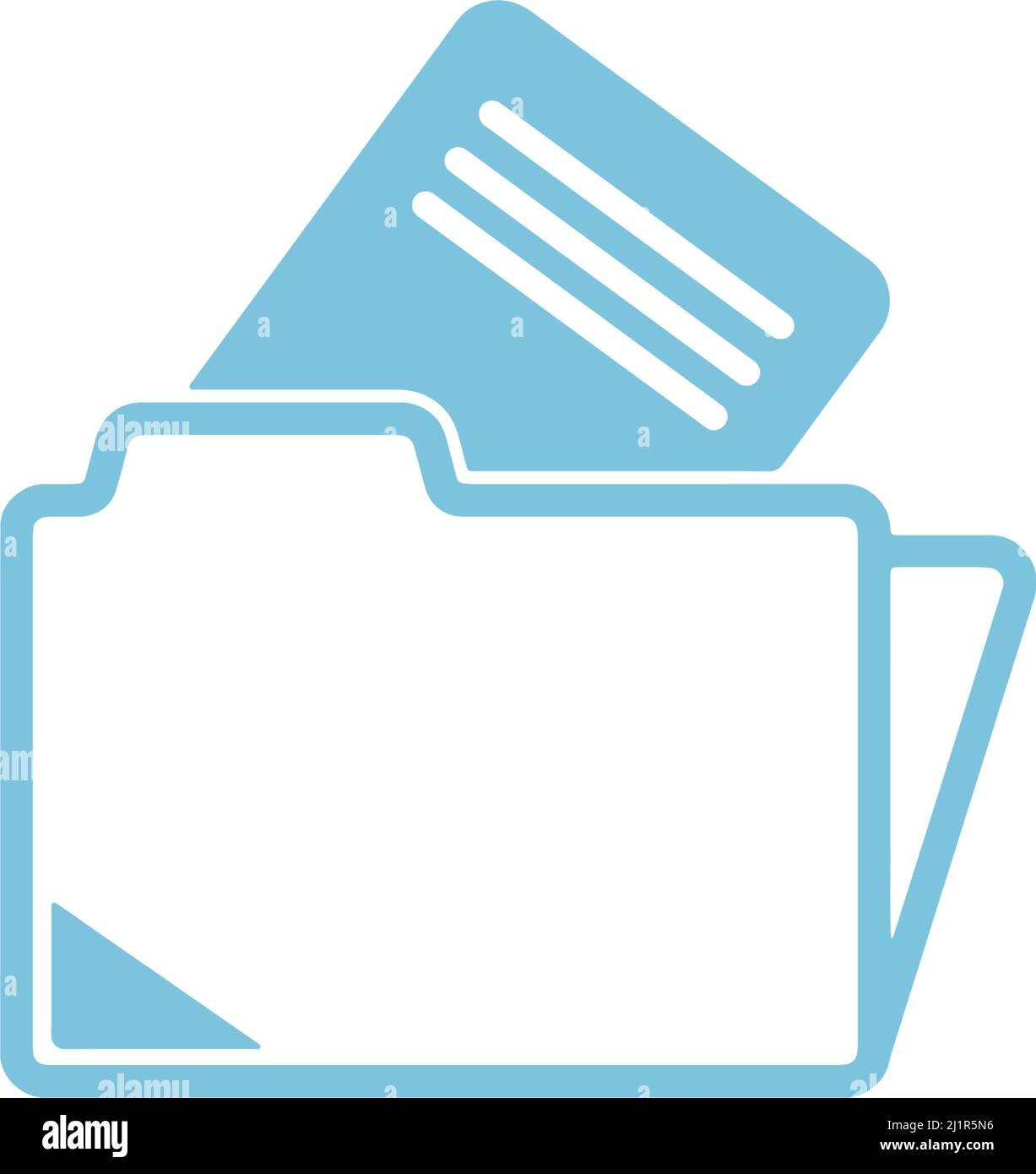 Folder icon flat design template vector illustration Stock Vector Image ...
