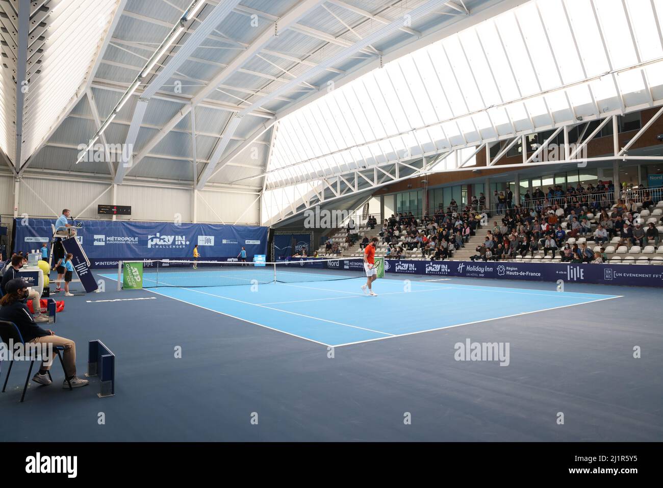 Court Central during the Play In Challenger 2022, ATP Challenger Tour