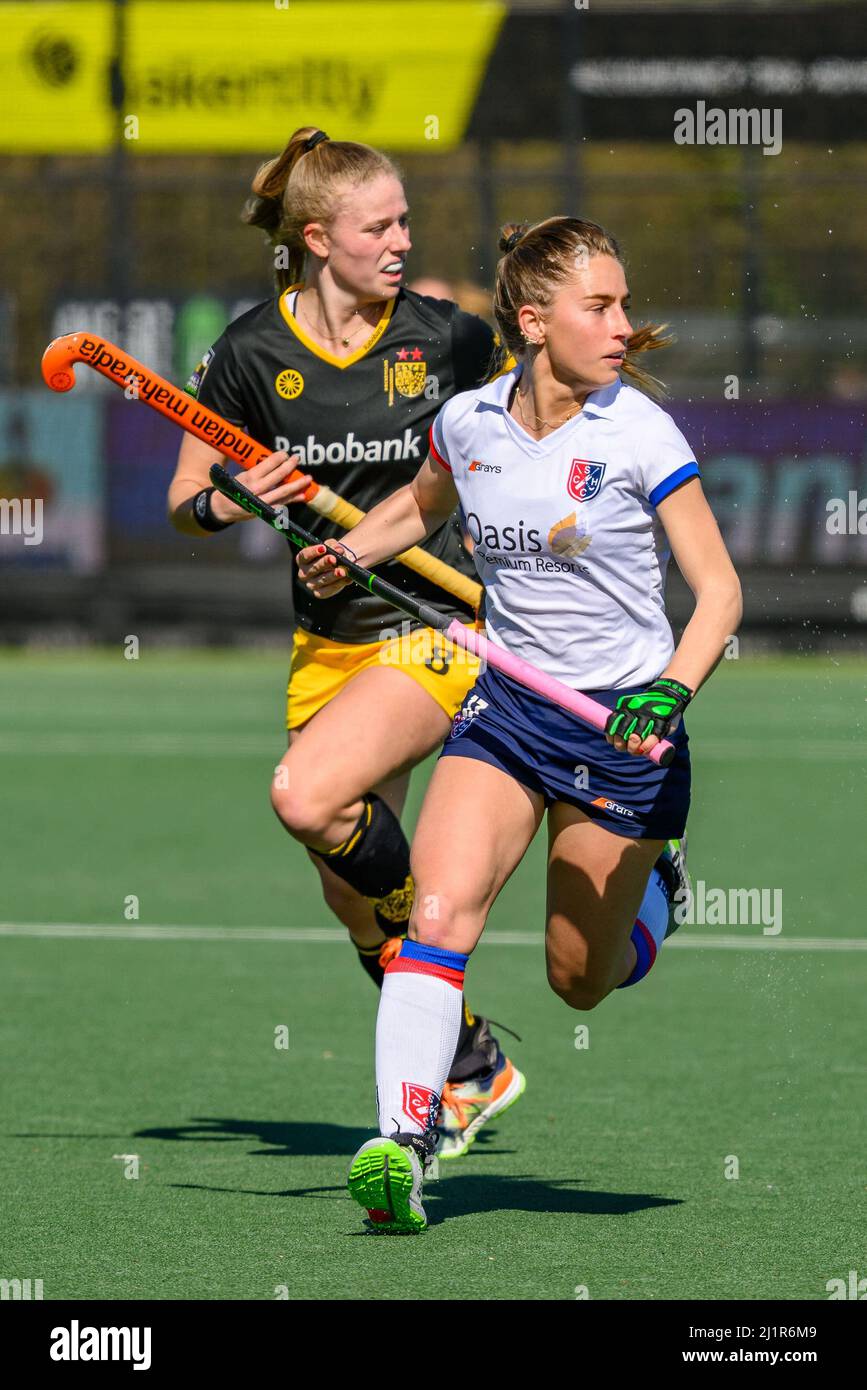DEN BOSCH, 27032022, HC Den Bosch, Hockey Hoofdklasse Dames, Seizoen 20212022. Teuntje de Wit DEN BOSCH, 27032022, HC Den Bosch, Hockey Hoofdklasse Dames, Seizoen 20212022. Teuntje de Wit
