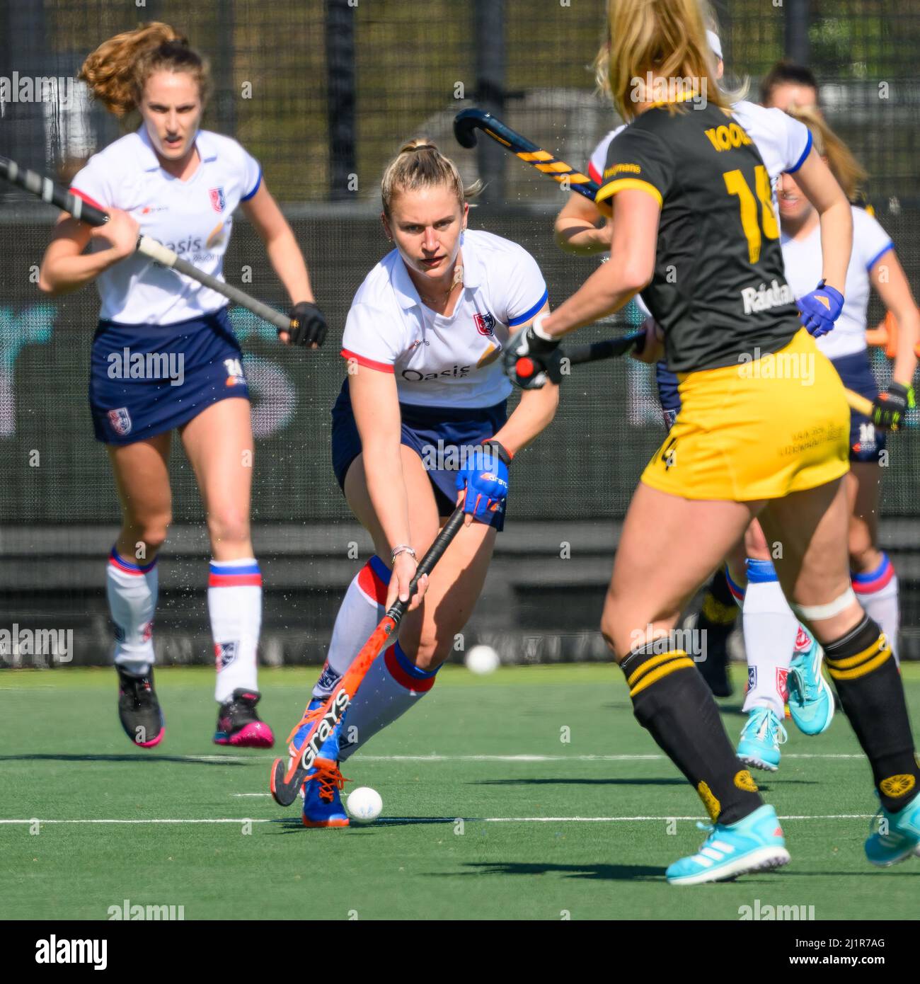 DEN BOSCH, 27032022, HC Den Bosch, Hockey Hoofdklasse Dames, Seizoen 20212022. Laurien