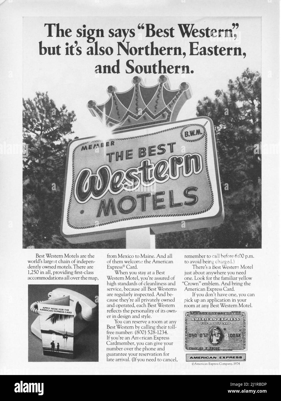 Retro american motels hi-res stock photography and images