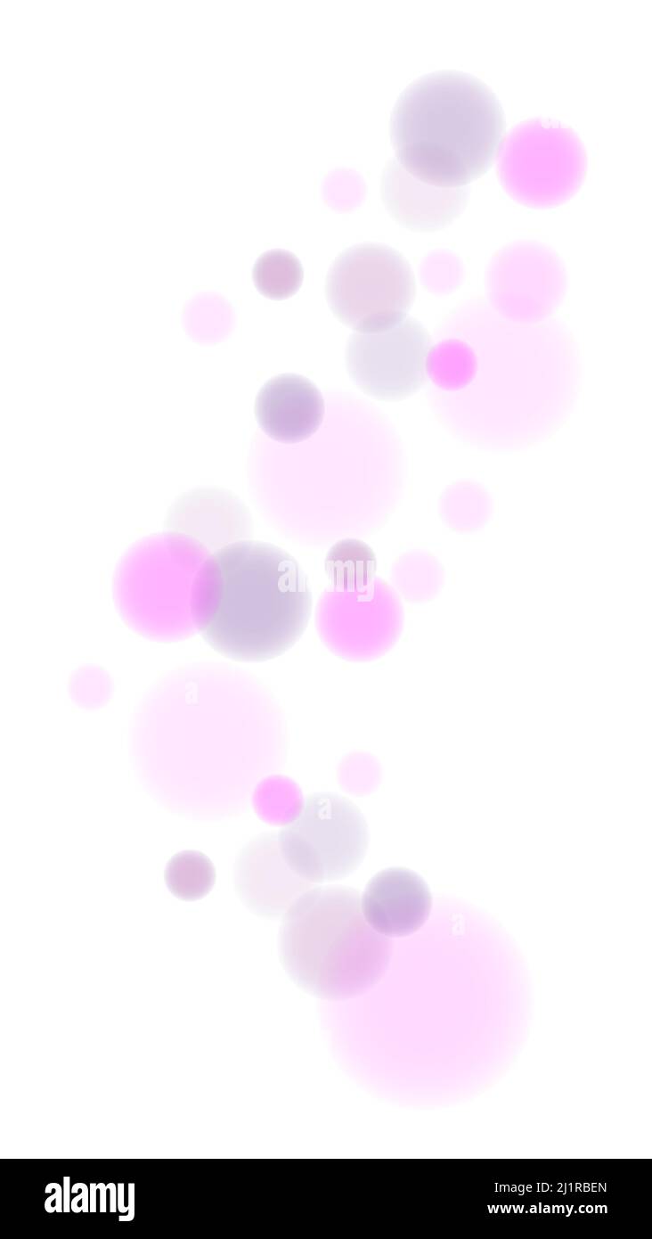 Colorful transparent bokeh lights on White. Vector Illustration. EPS10 ...