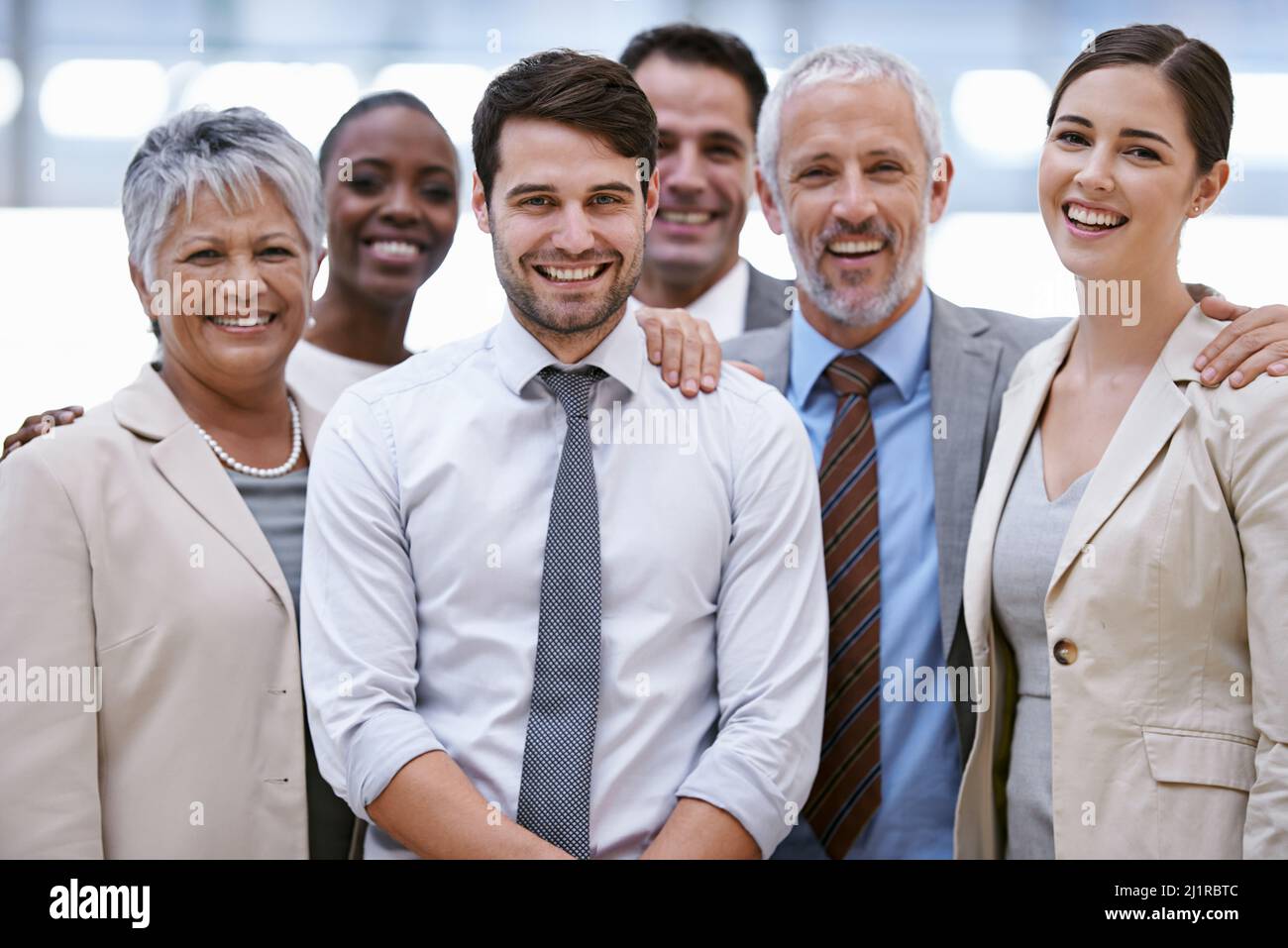 We the best in the business. Cropped portrait of a group of ...