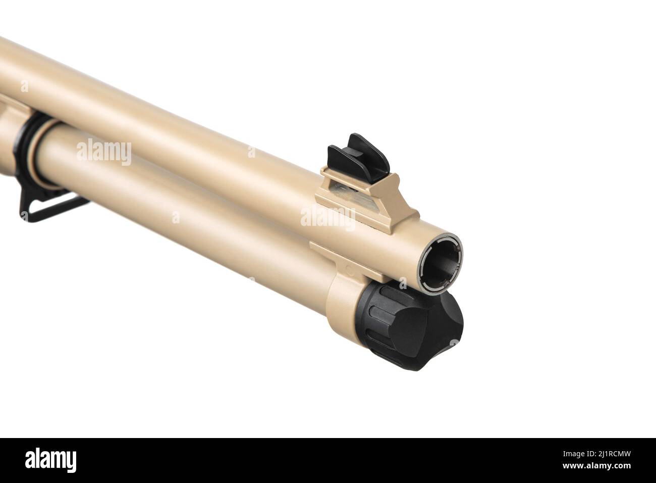 Modern semiautomatic shotgun. Weapons for sports and hunting. Weapon