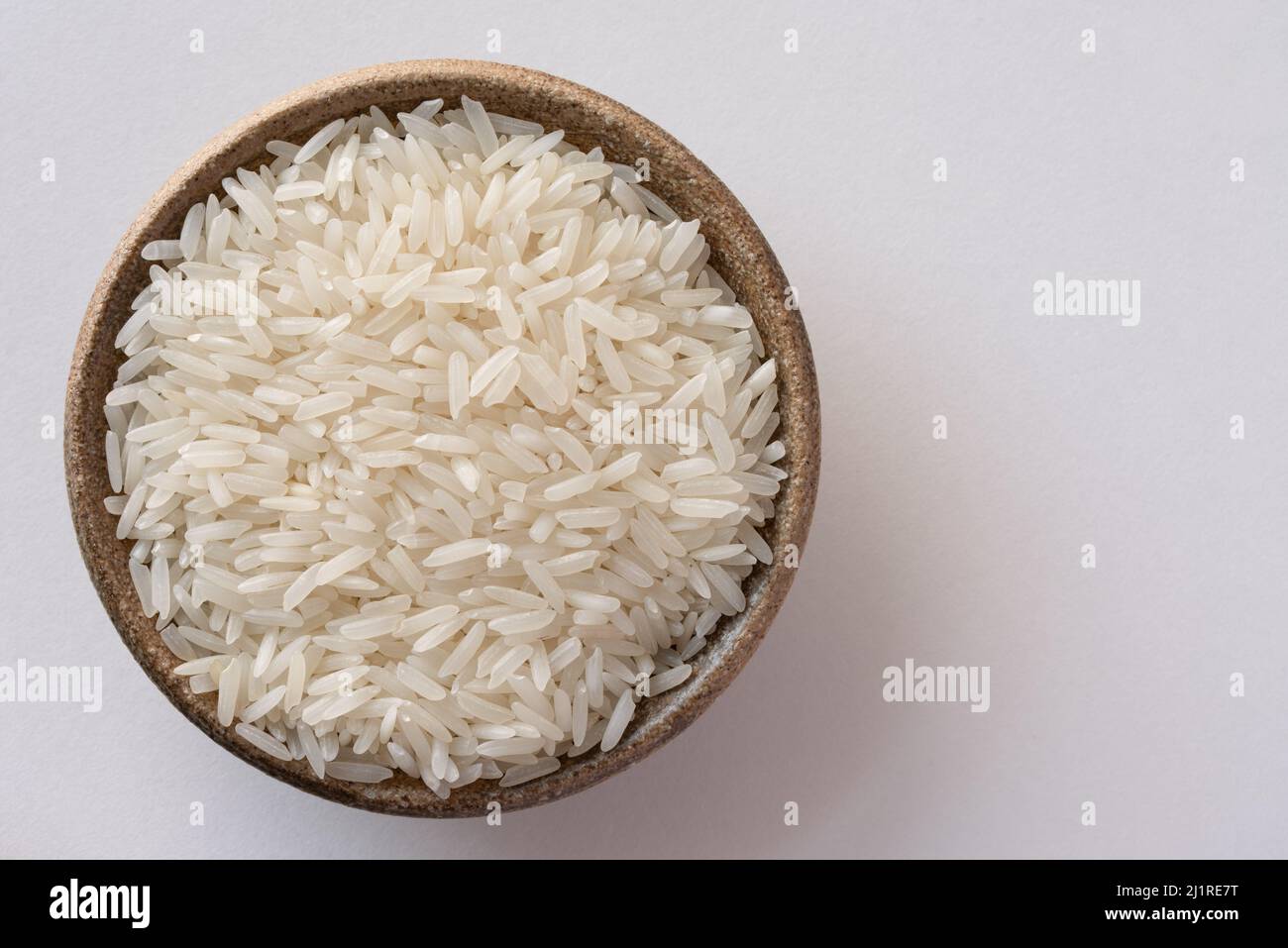 Uncooked Jasmine Rice Stock Photo