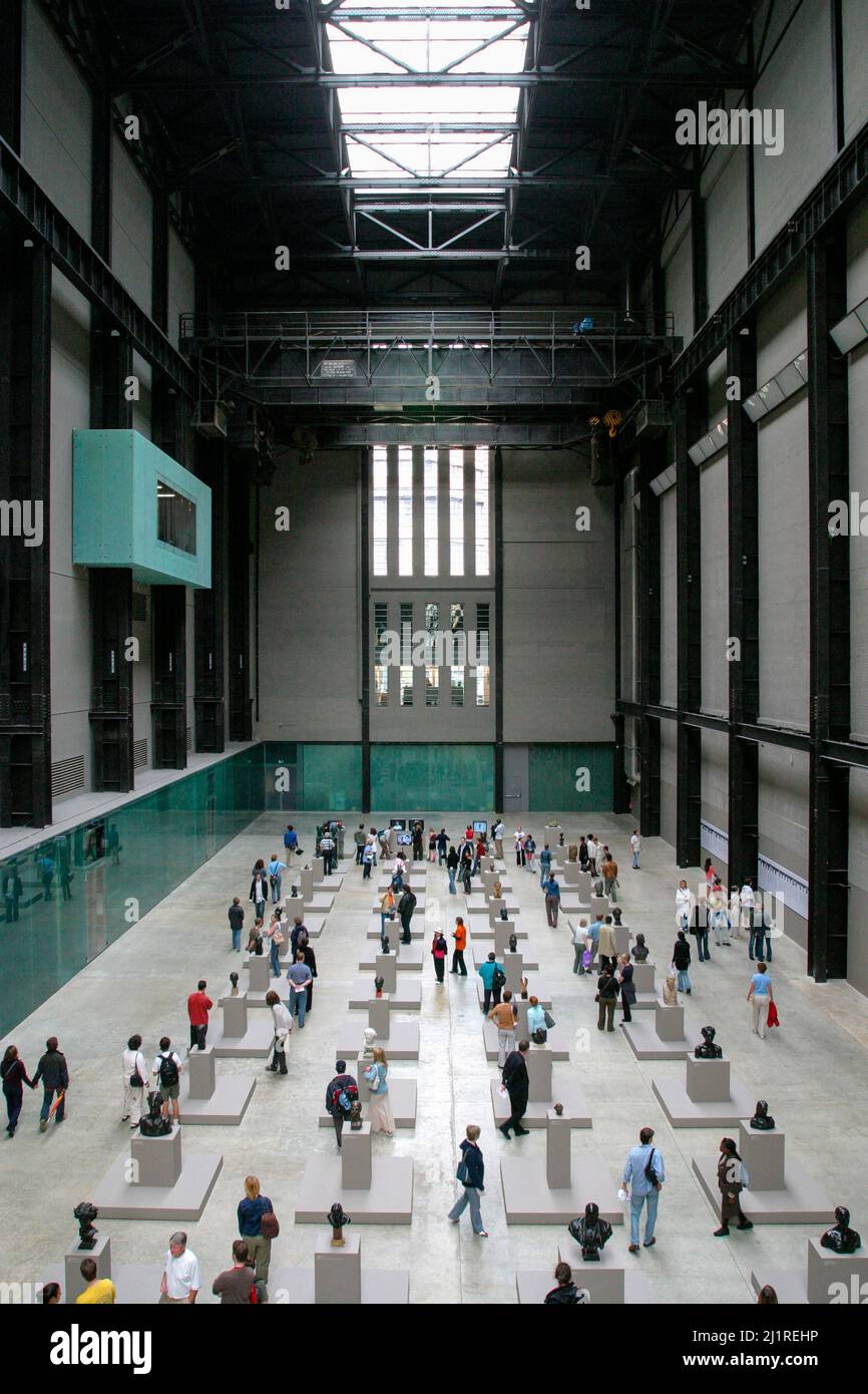 interior of art gallery, london, england Stock Photo