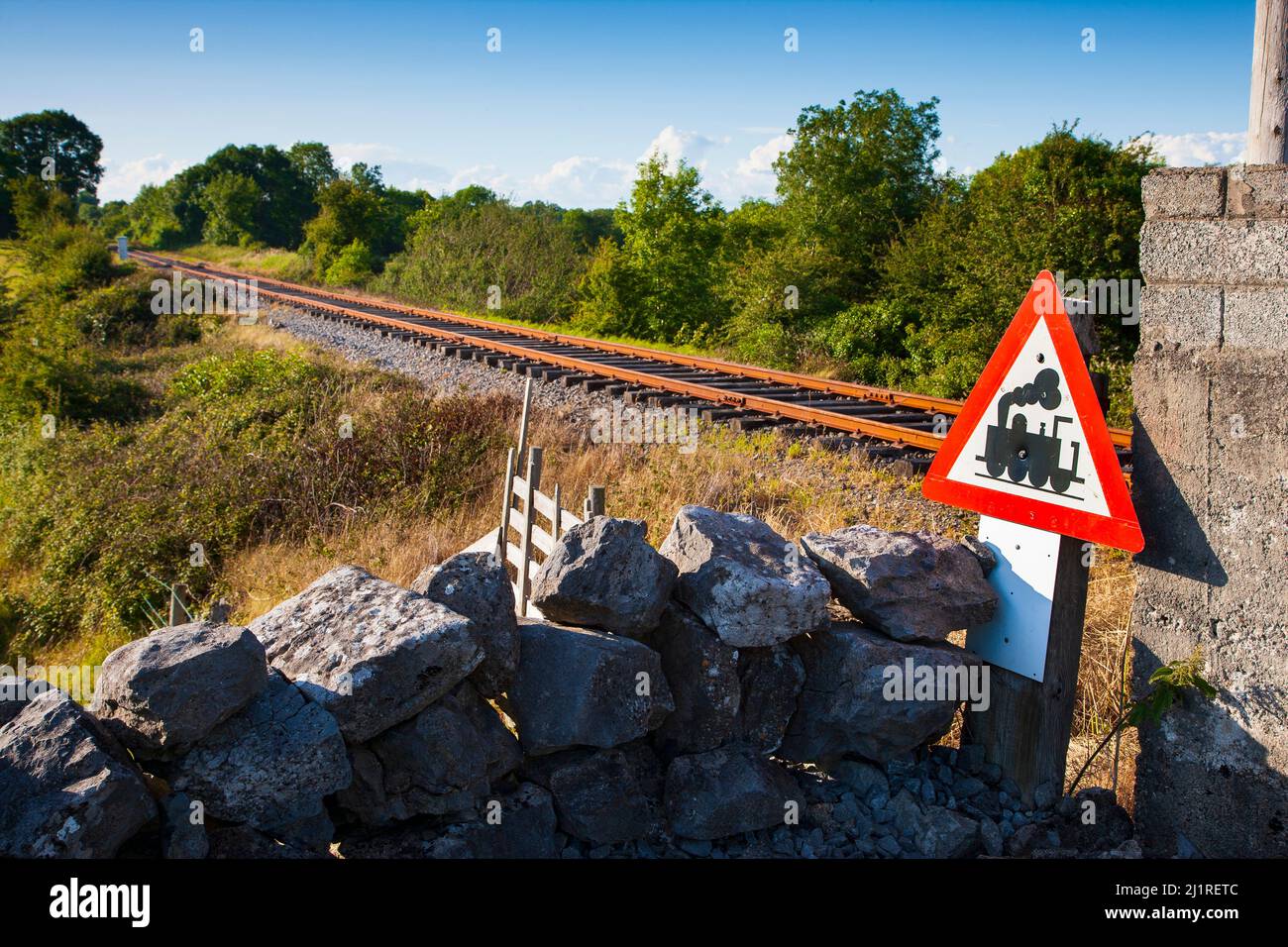railway tracks Stock Photo
