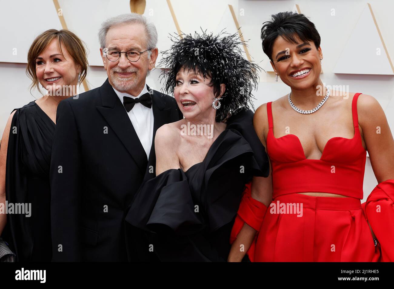 Kristie Macosko Krieger, Steven Spielberg, Rita Moreno and Ariana