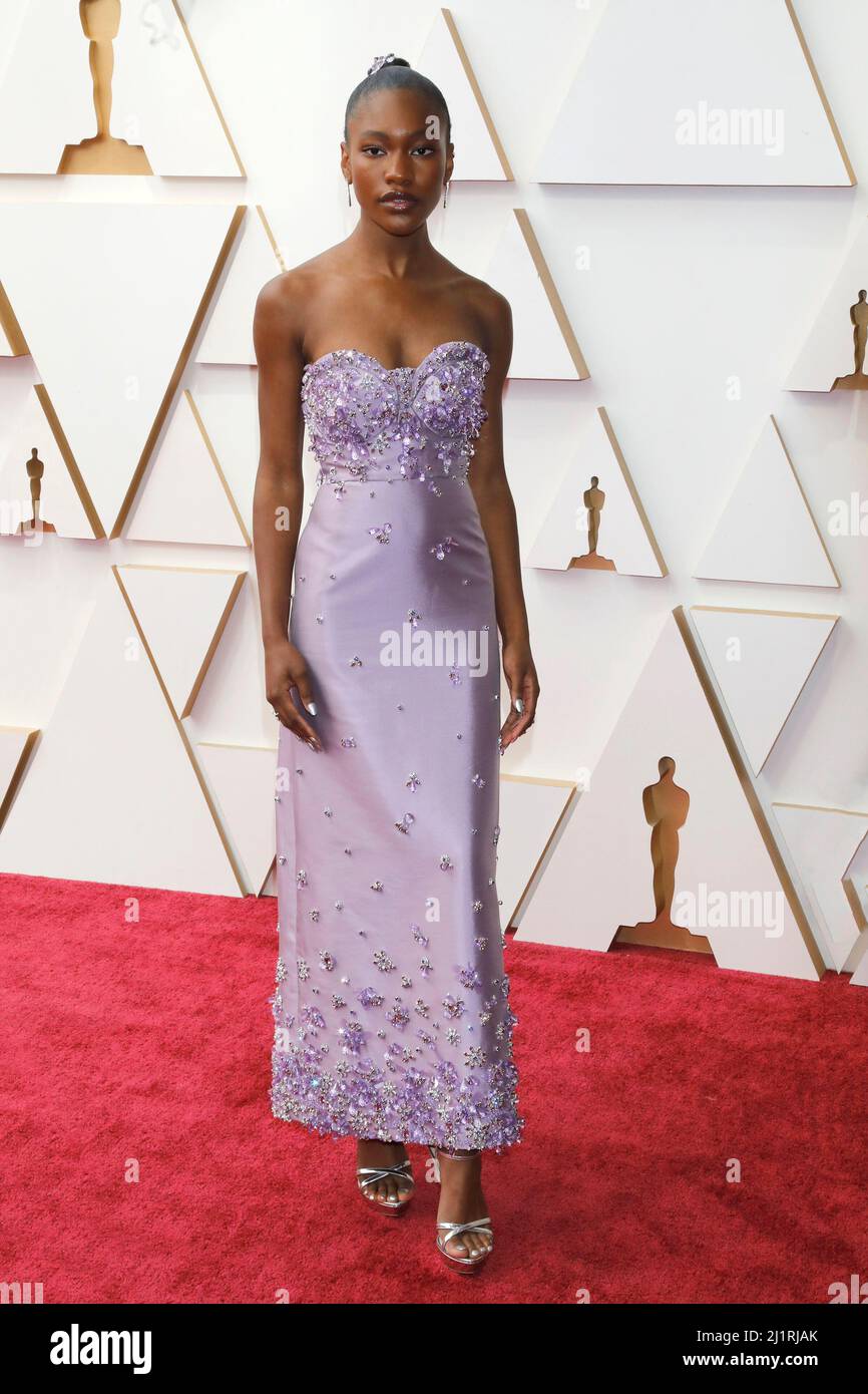 LOS ANGELES - MAR 27:  Demi Singleton at the 94th Academy Awards at Dolby Theater on March 27, 2022 in Los Angeles, CA Stock Photo