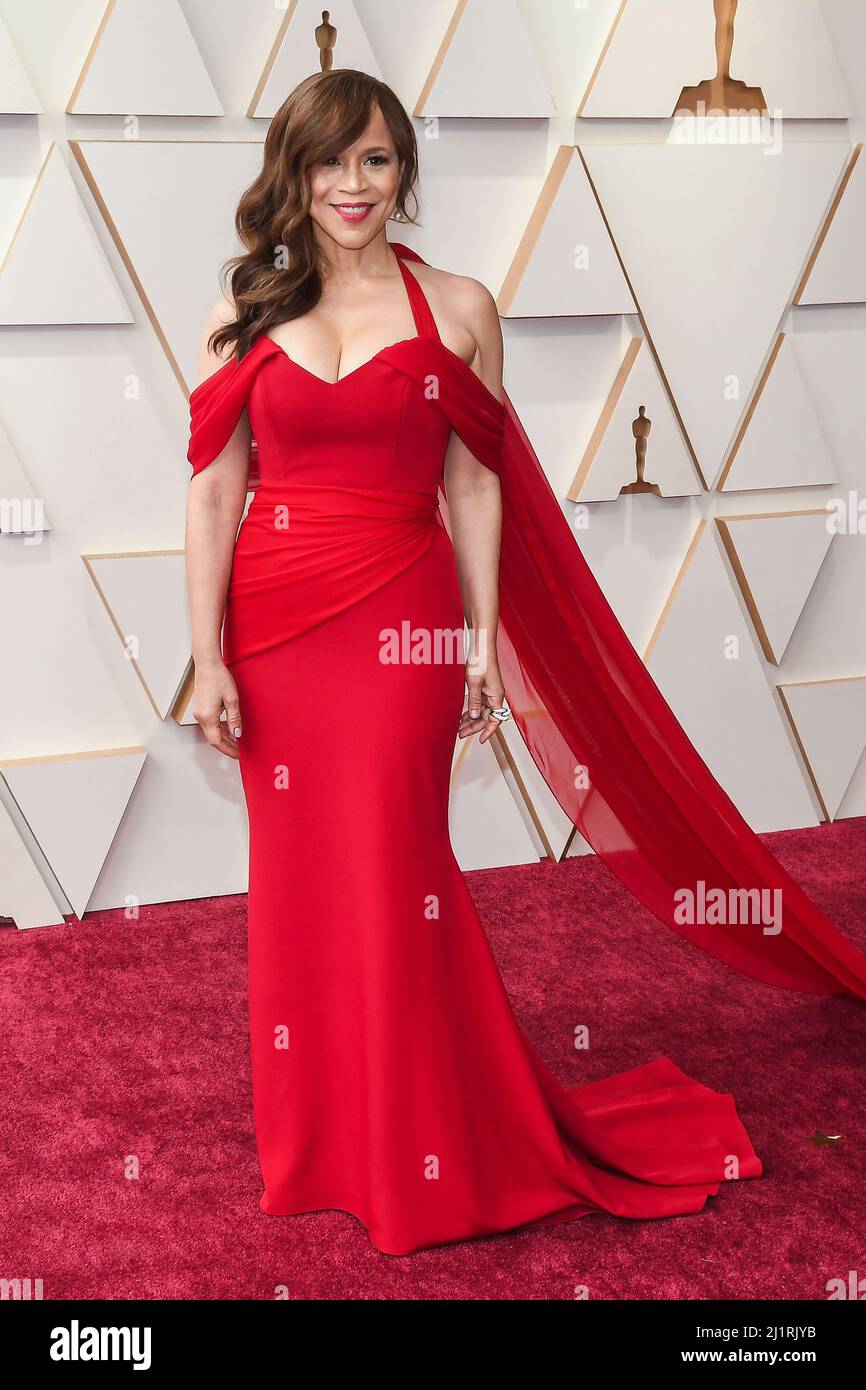 Rosie Perez walking on the red carpet at the 94th Academy Awards held ...