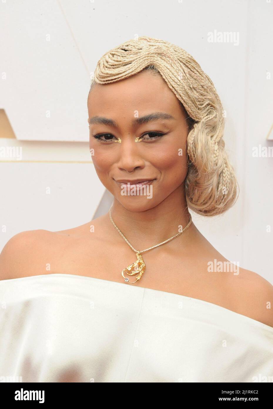 Los Angeles, CA. 27th Mar, 2022. Tati Gabrielle at arrivals for 94th Academy Awards - Arrivals 1, Dolby Theatre, Los Angeles, CA March 27, 2022. Credit: Elizabeth Goodenough/Everett Collection/Alamy Live News Stock Photo