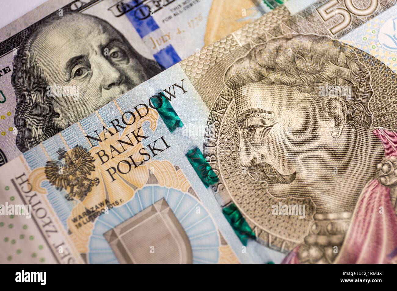 Poland. 09th Mar, 2022. In this photo illustration United States onehundreddollar bill (100