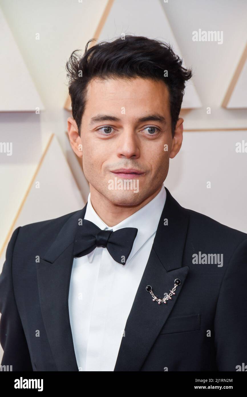 Los Angeles, USA. 27th Mar, 2022. Rami Malek walking on the red carpet at  the 94th Academy Awards held at the Dolby Theatre in Hollywood, CA on March  27, 2022. (Photo by