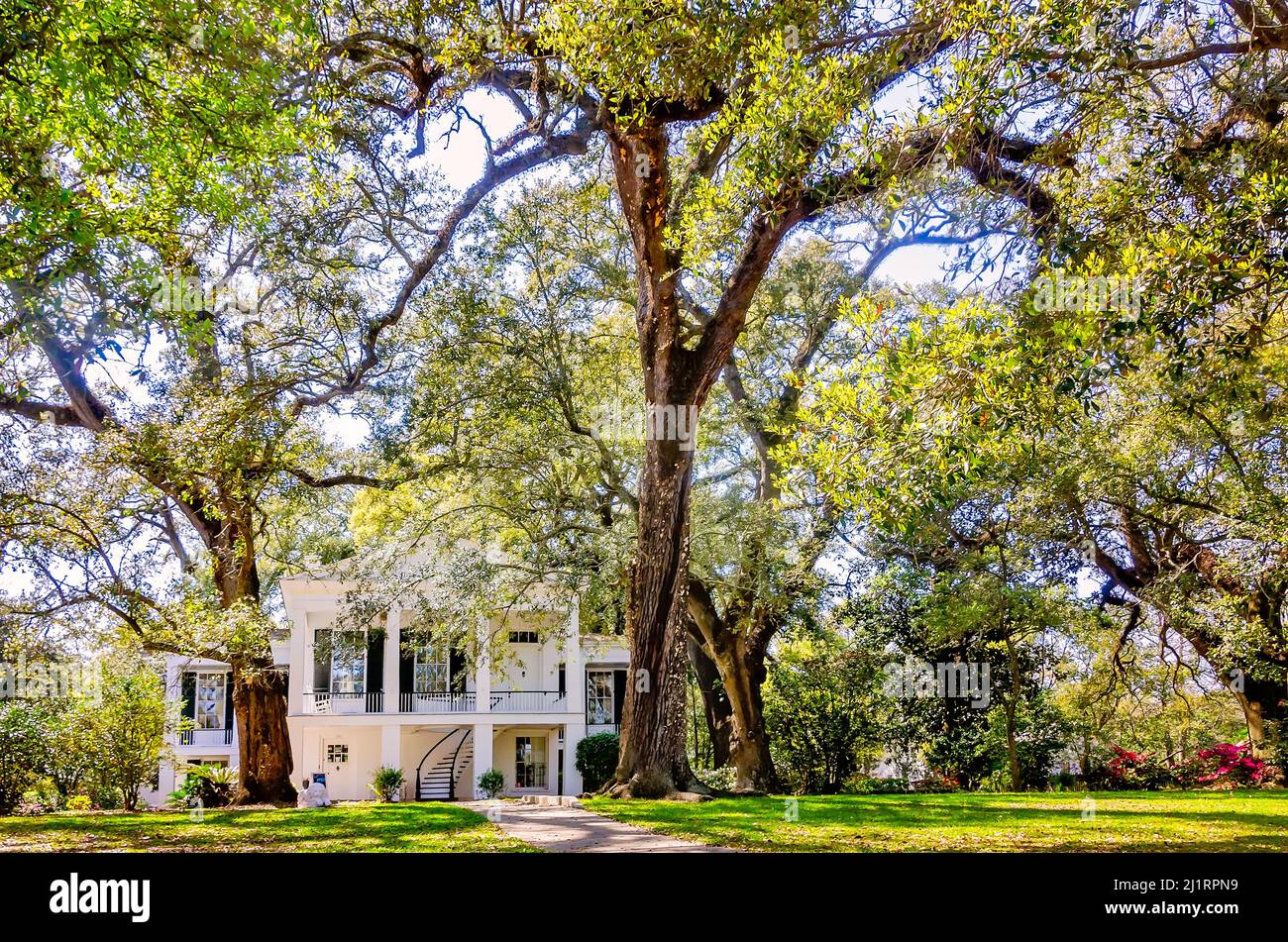 Historic Oakleigh Mansion is pictured, March 26, 2022, in Mobile