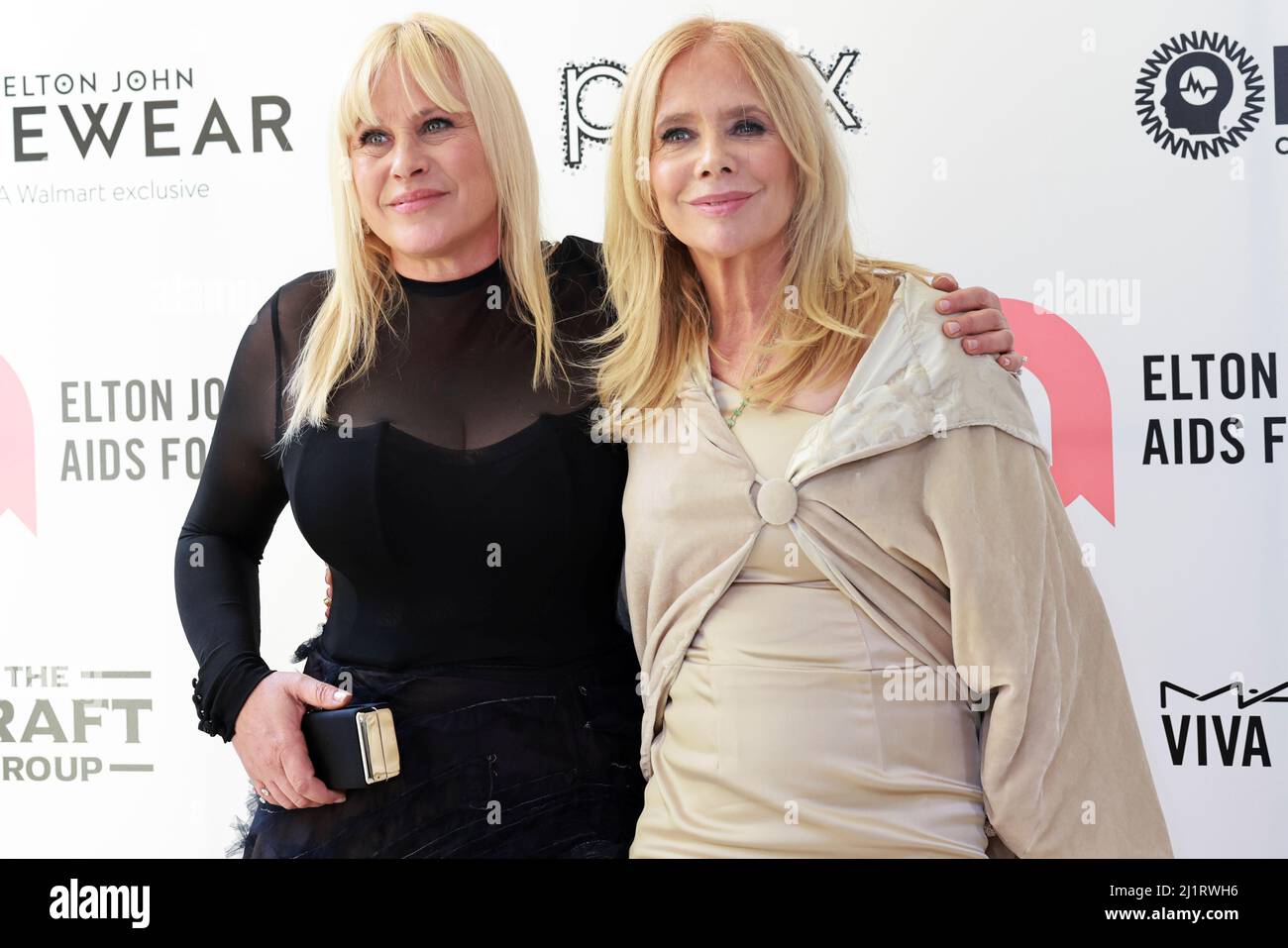 Rosanna and Patricia Arquette attend the Elton John Aids Foundation