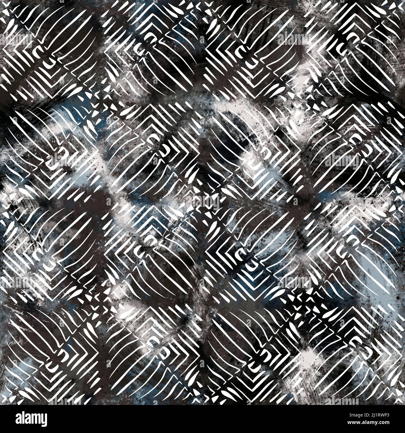 Seamless neutral and white grungy classic abstract surface pattern ...