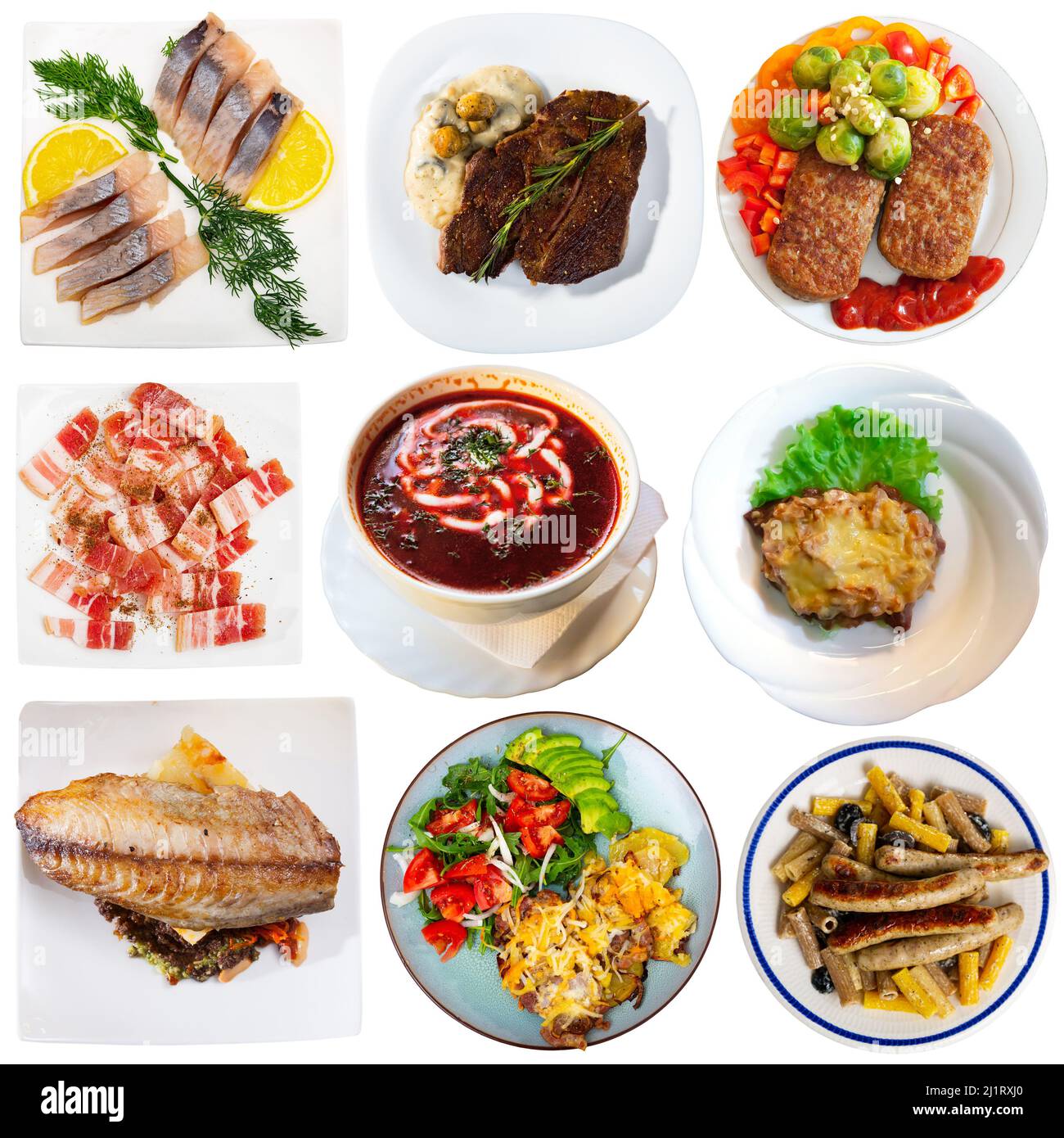 White cabbage dishes Cut Out Stock