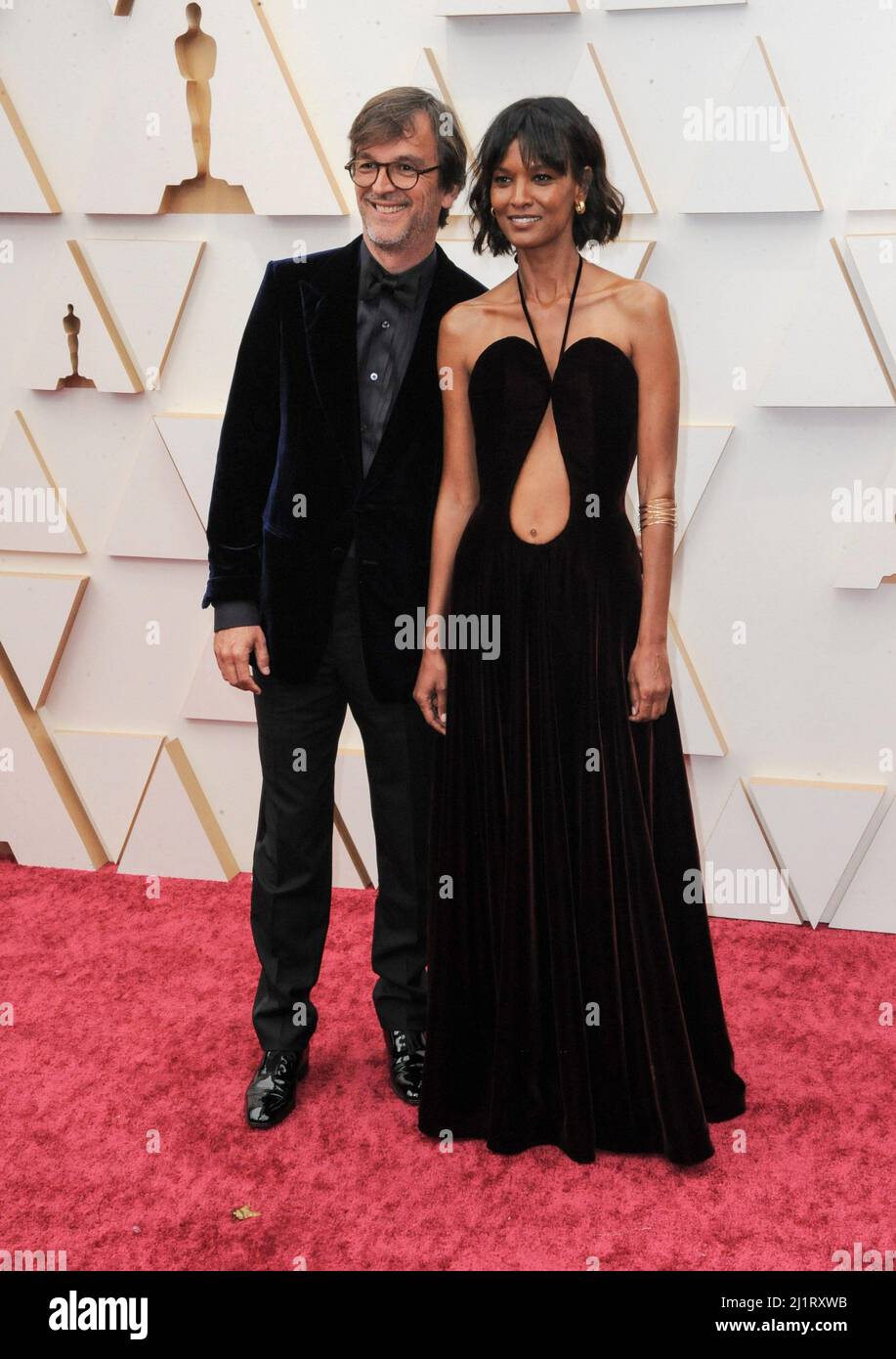 Los Angeles, CA. 27th Mar, 2022. Philippe Rousselet, Liya Kebede at arrivals for 94th Academy Awards - Arrivals 2, Dolby Theatre, Los Angeles, CA March 27, 2022. Credit: Elizabeth Goodenough/Everett Collection/Alamy Live News Stock Photo