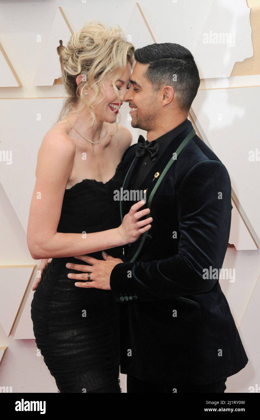 Los Angeles, CA. 27th Mar, 2022. Wilmer Valderrama, Amanda Pacheco at