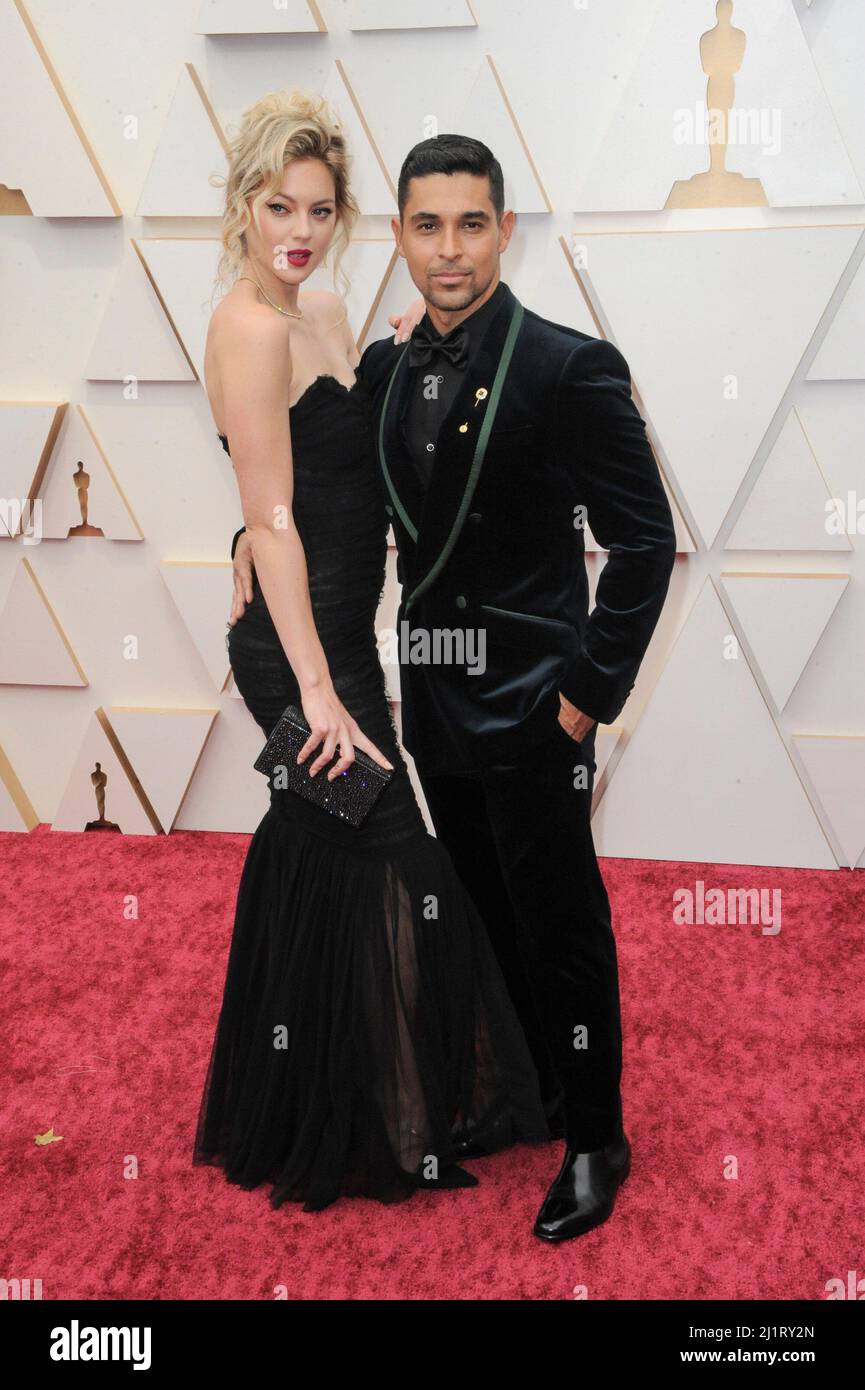 Los Angeles, CA. 27th Mar, 2022. Wilmer Valderrama, Amanda Pacheco at